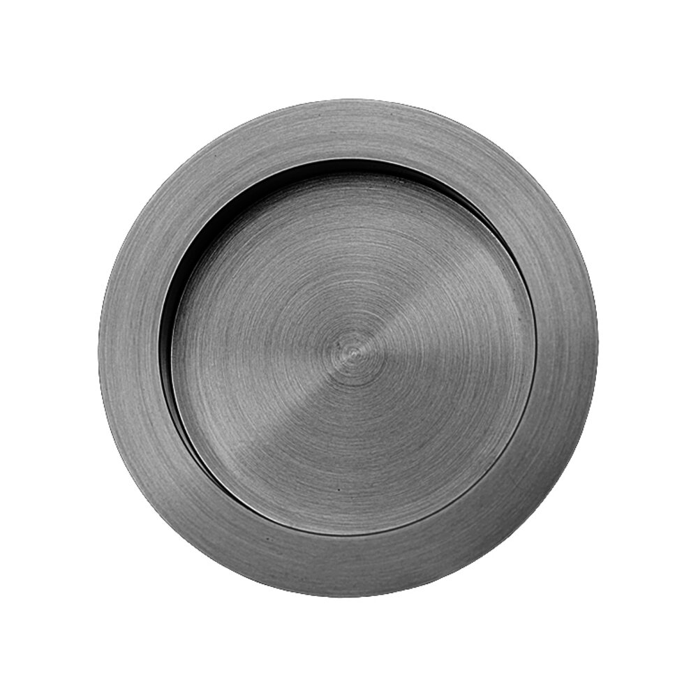 Linnea Hardware 2 1/2" Diameter Recessed Pull in Satin Stainless Steel
