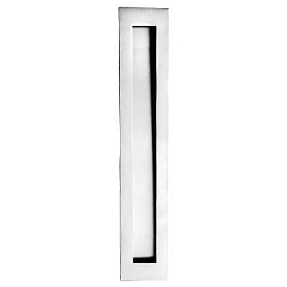 Linnea Hardware 11 13/16" Rectangular Recessed Pull in Polished Stainless Steel