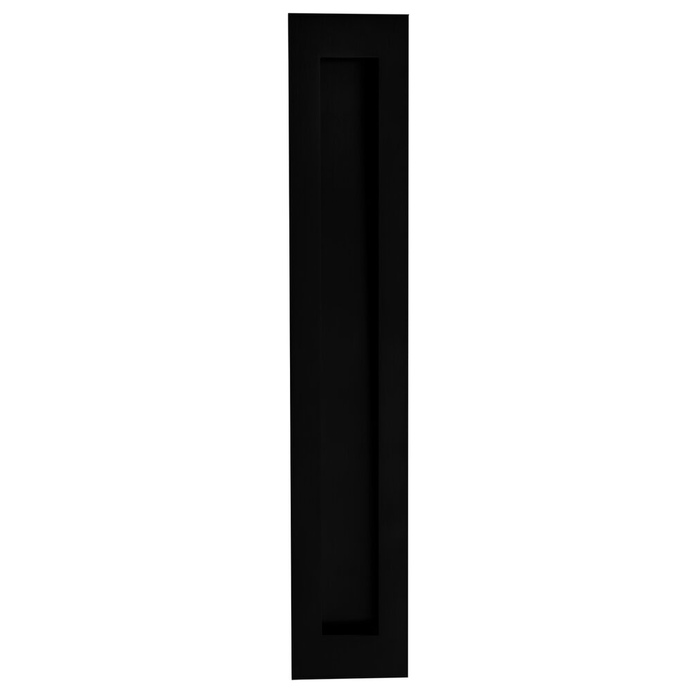Linnea Hardware 11 13/16"  Rectangular with Rectangle Cut-Out Recessed Pull in Satin Black
