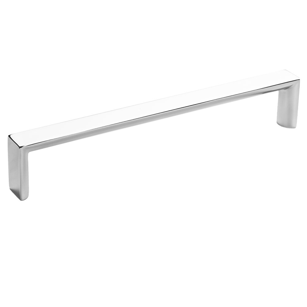 Linnea Hardware 8 13/16" Centers Square Pull in Polished Stainless Steel