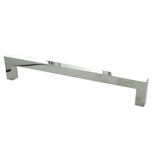 Linnea Hardware 7 7/8" Centers Slim Pull in Polished Stainless Steel