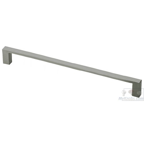 Linnea Hardware 11 13/16" Centers Square Form Pull in Satin Stainless Steel