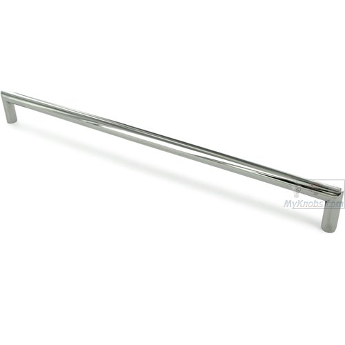 Linnea Hardware 11 13/16" Centers Square Tube Pull in Polished Stainless Steel