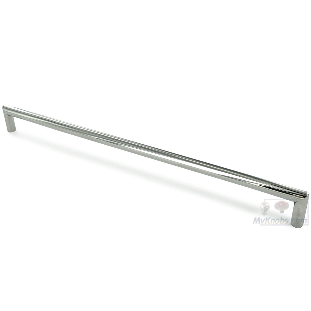 Linnea Hardware 9 13/16" Centers Square Tube Pull in Satin Stainless Steel