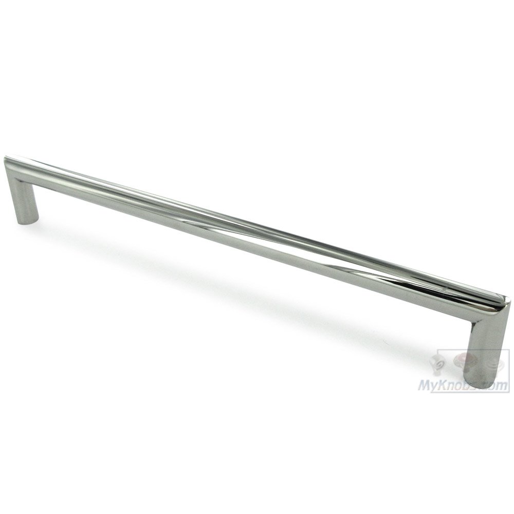 Linnea Hardware 7 7/8" Centers Square Tube Pull in Satin Stainless Steel