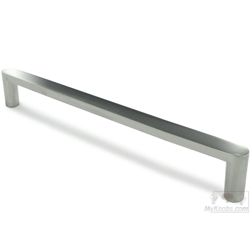 Linnea Hardware 7 7/8" Centers Oblong Pull in Polished Stainless Steel