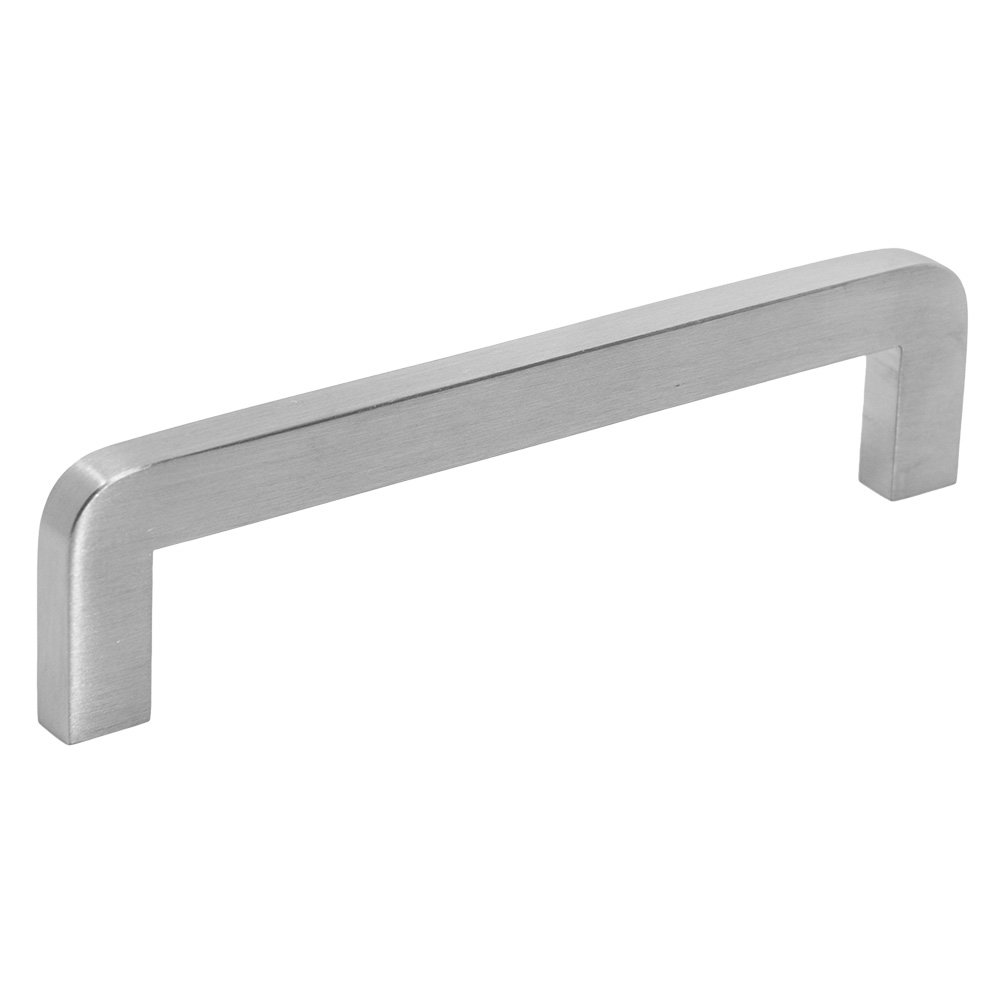 Linnea Hardware 8" Centers Rounded Pull in Satin Stainless Steel