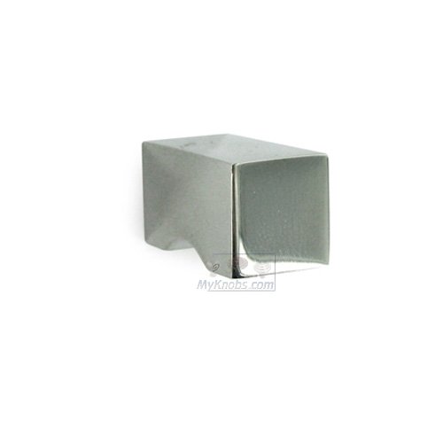 Linnea Hardware 3/4" Squared Indent Knob in Polished Stainless Steel