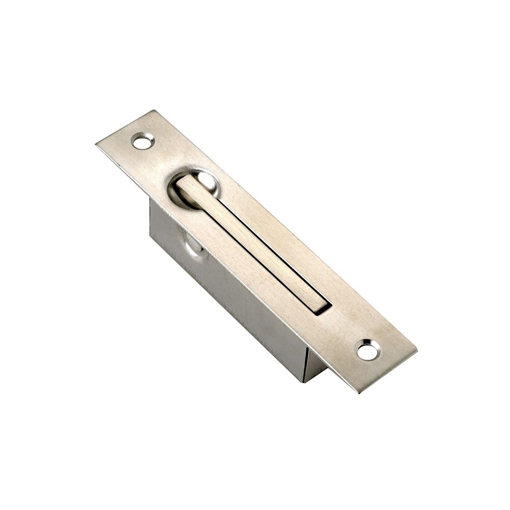 Linnea Hardware 3 15/16" Long Edge Pull in Polished Stainless Steel
