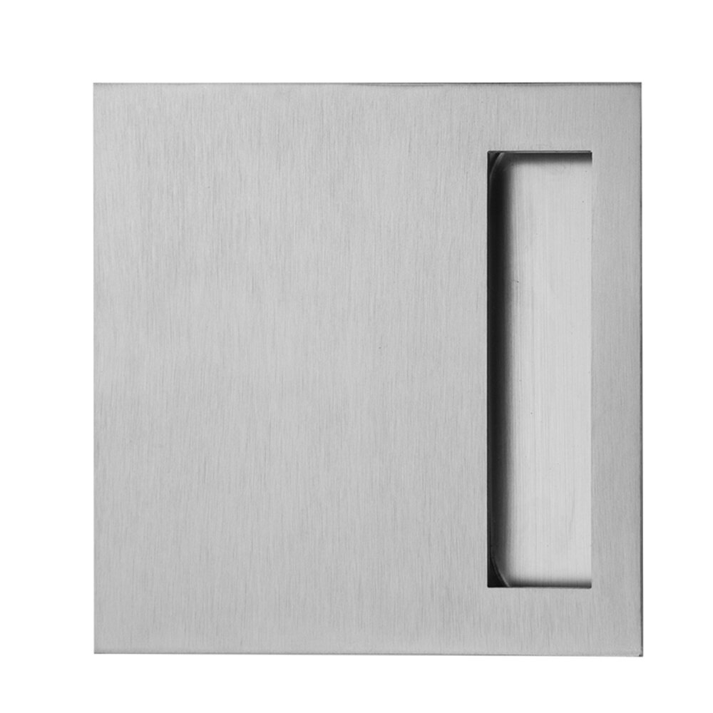 Linnea Hardware 5 7/8" Large Recessed Pull in Satin Stainless Steel
