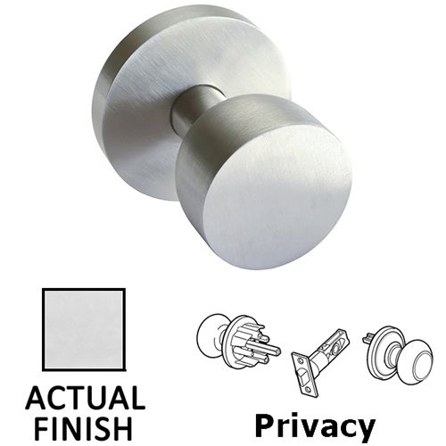 Linnea Hardware Privacy Door Knob in Polished Stainless Steel