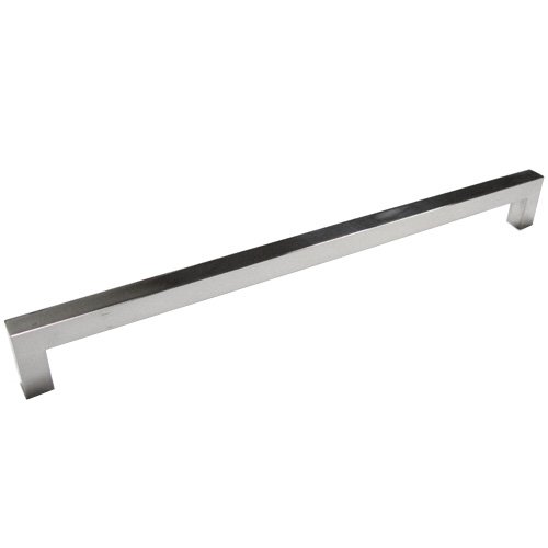 Linnea Hardware 23 5/8" Centers Through Bolt Squared End Oversized/Shower Door Pull in Polished Stainless Steel