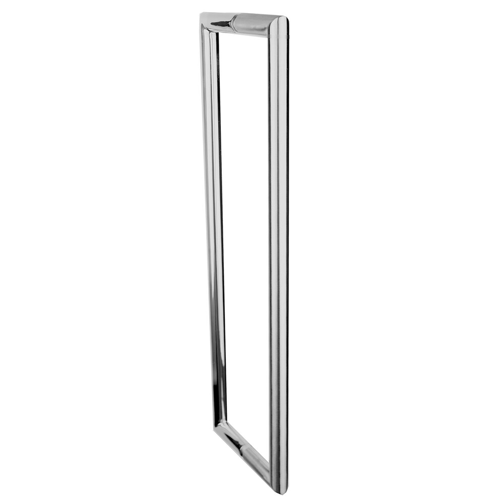 Linnea Hardware 11 13/16" Centers Back to Back Tubular Appliance/Shower Door Pull in Polished Stainless Steel