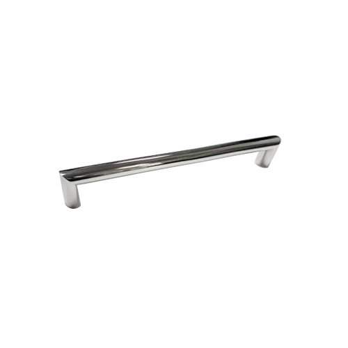Linnea Hardware 11 13/16" Centers Surface Mounted Tubular Oversized Door Pull in Polished Stainless Steel