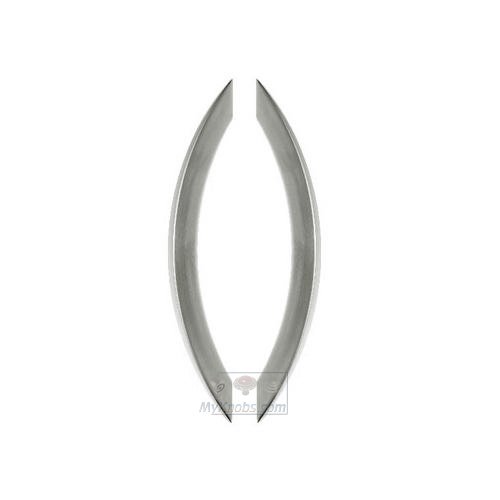 Linnea Hardware 12 5/8" Centers Back to Back Arched Appliance/Shower Door Pull in Satin Stainless Steel