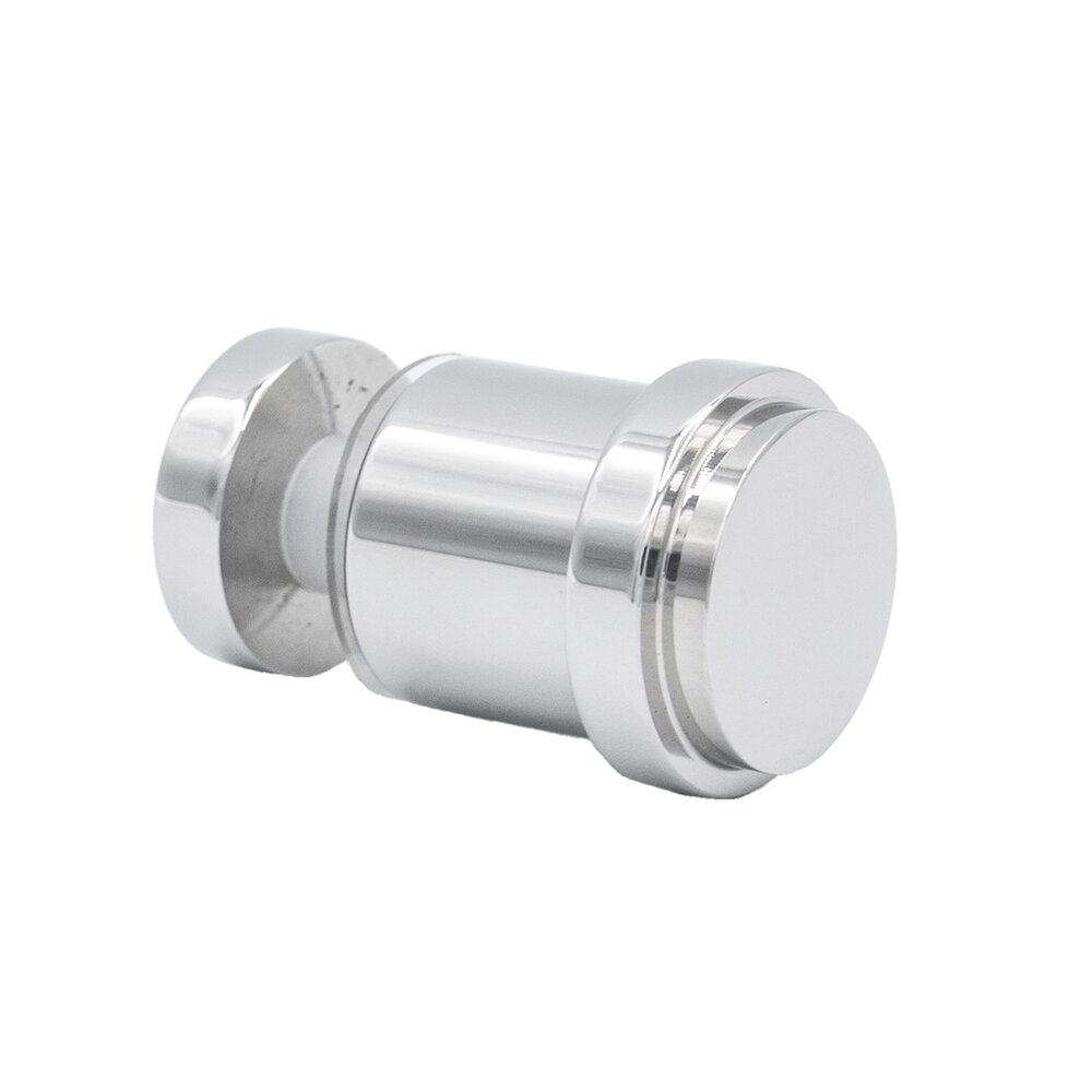 Linnea Hardware 1 3/16" Diameter Shower Door Knob in Satin Stainless Steel