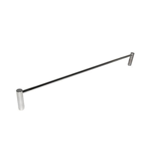 Linnea Hardware 17 3/4" Centers Round Towel Bar with Round Post in Polished Stainless Steel