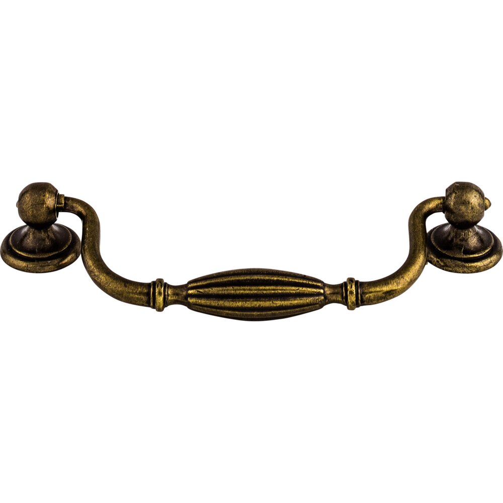 Top Knobs Tuscany 5 1/16" Centers Drop Pull in German Bronze