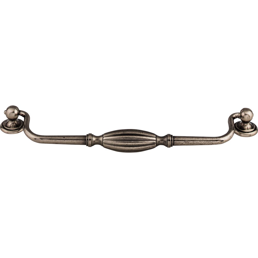 Top Knobs Tuscany 8 13/16" Centers Drop Pull in Pewter Antique