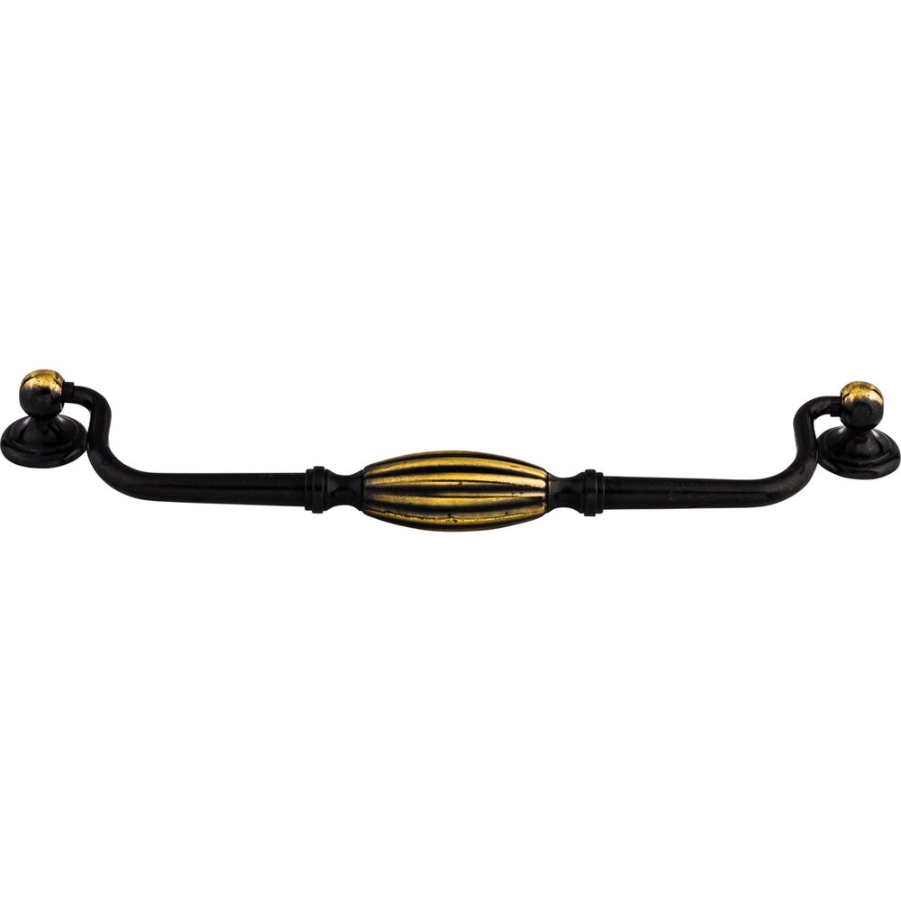Top Knobs Tuscany 8 13/16" Centers Drop Pull in Dark Antique Brass