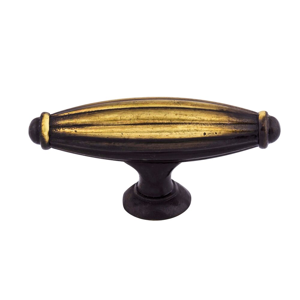 Top Knobs Tuscany 2 5/8" Long Bar Knob in Dark Antique Brass