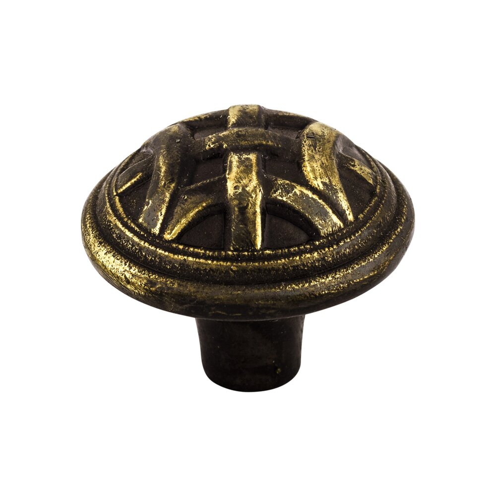 Top Knobs Celtic 1 1/4" Diameter Mushroom Knob in Dark Antique Brass
