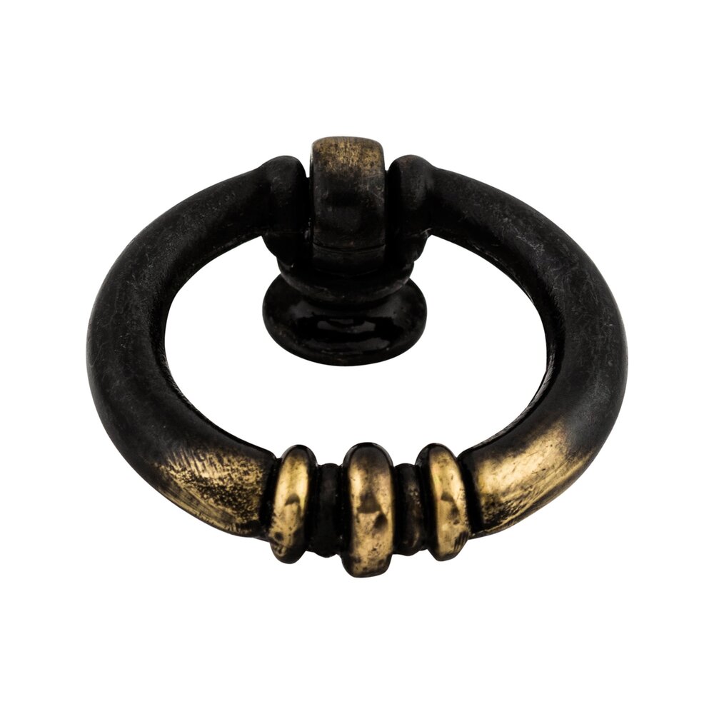 Top Knobs Newton Ring 1 1/2" Ring Pull in Dark Antique Brass