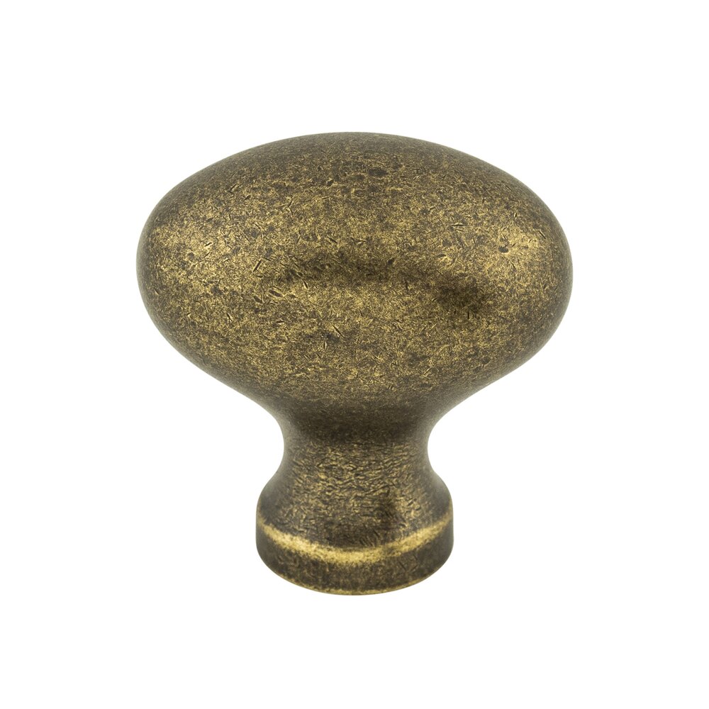 Top Knobs Egg 1 1/4" Long Oval Knob in German Bronze