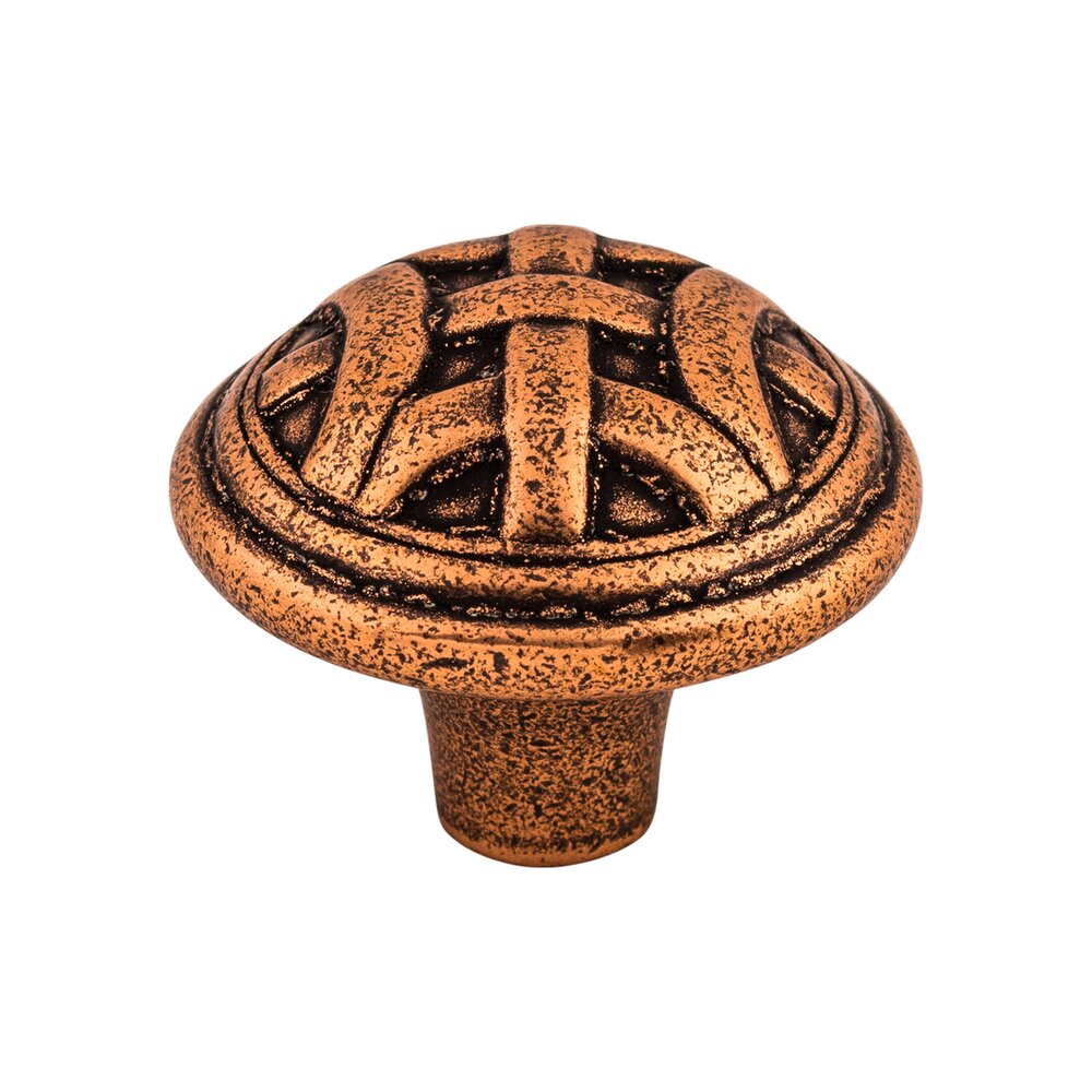 Top Knobs Celtic 1 1/4" Diameter Mushroom Knob in Old English Copper