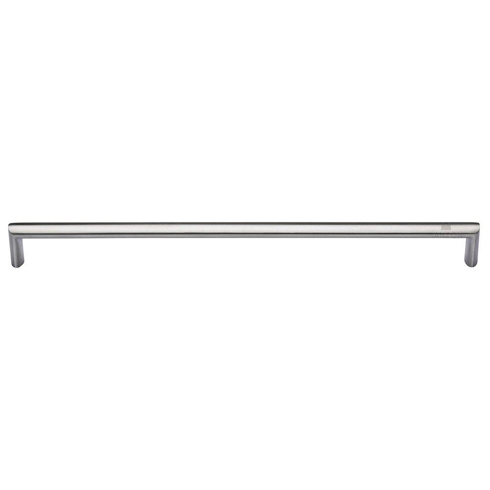 Manzoni Hardware 14" Centers Ellipse Stainless Steel Pull in Satin Stainless