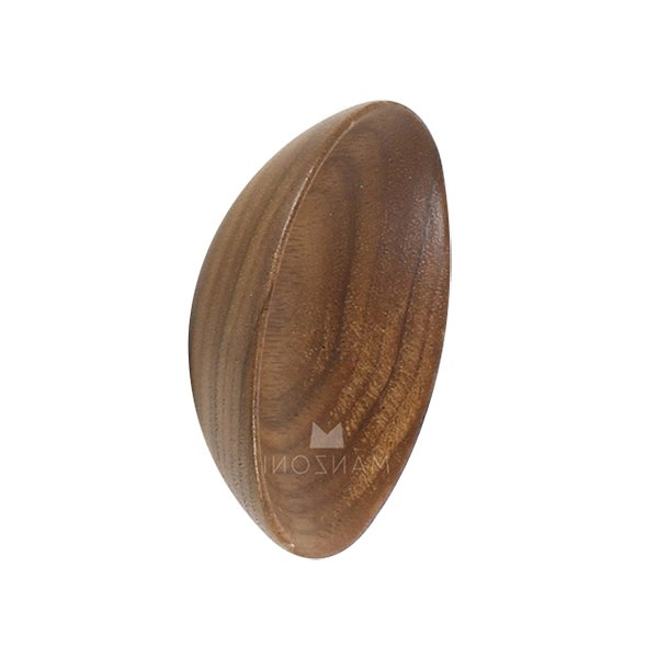 Manzoni Hardware 2 1/2" Round Concave Designer Wood Knob in Walnut