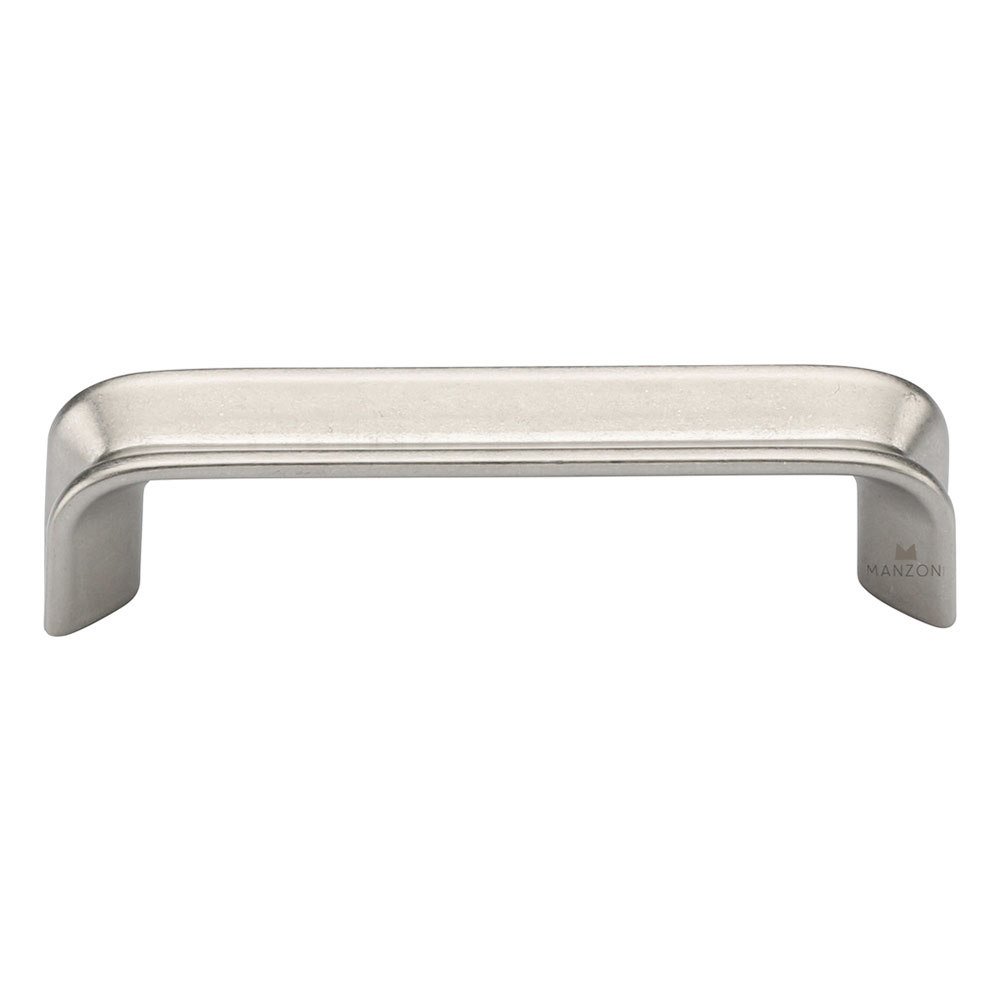 Manzoni Hardware 3 3/4" Centers Fold Cabinet Pull in Vintage Nickel