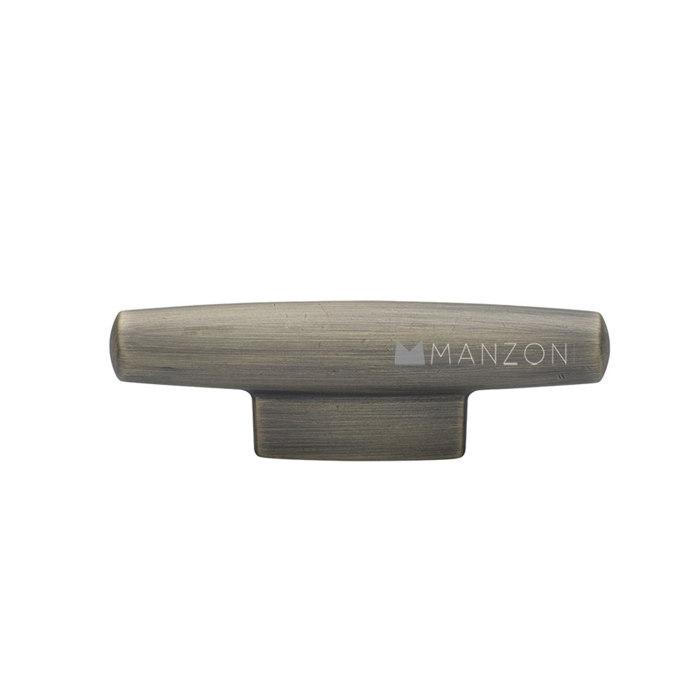Manzoni Hardware 1 1/4" Centers Cleat Pull in Burnished Brass