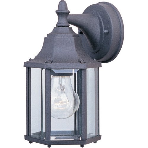 Maxim Lighting 5 1/2" 1-Light Outdoor Wall Lantern in Black