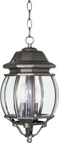 Maxim Lighting 8" 3-Light Outdoor Hanging Lantern in Rust Patina