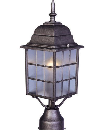 Maxim Lighting 6" 1-Light Outdoor Pole/Post Lantern in Pewter
