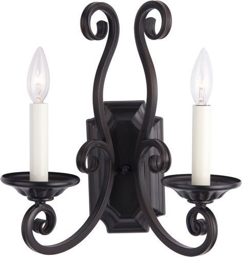 Maxim Lighting 13" 2-Light Wall Sconce in Oil Rubbed Bronze