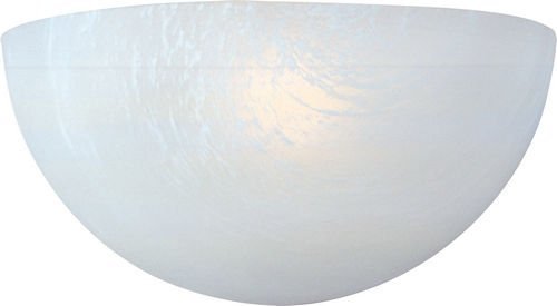 Maxim Lighting 10 1/2" 1-Light Wall Sconce in White with Marble Glass