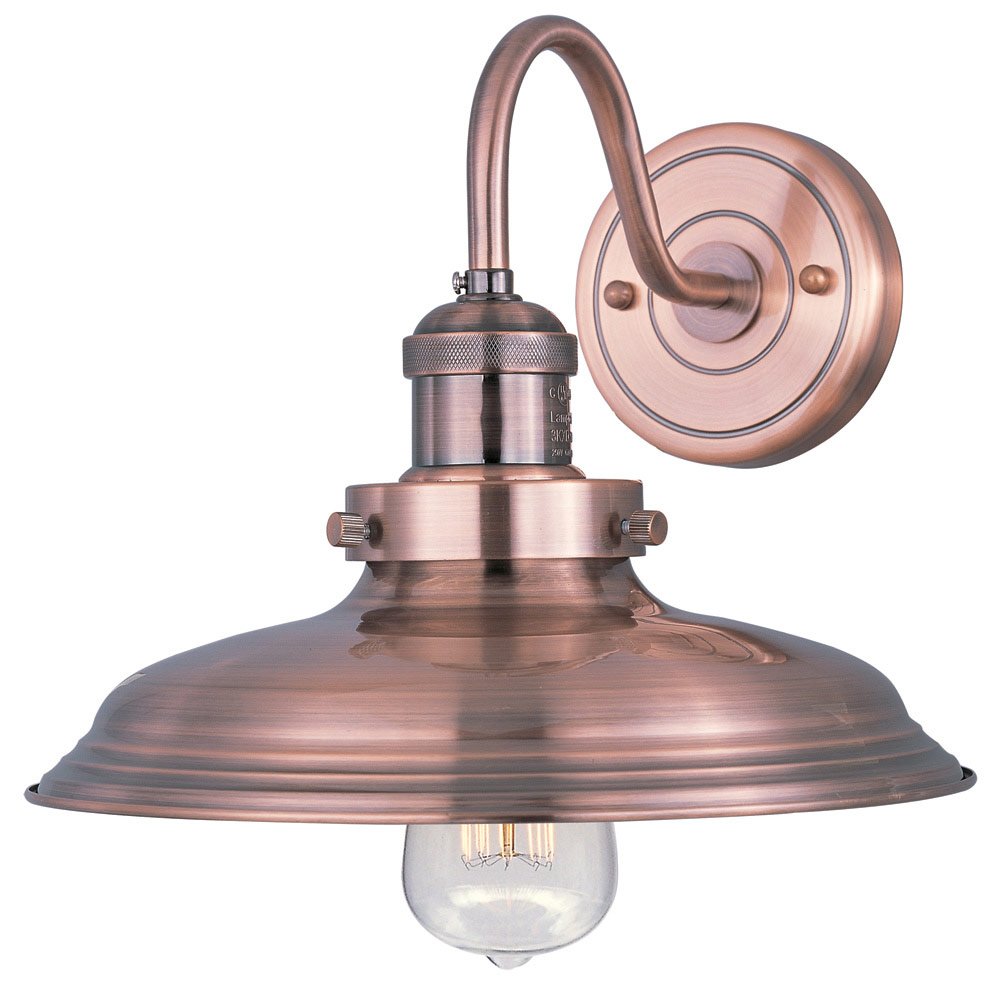 Maxim Lighting Single Wall Sconce in Antique Copper