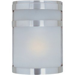 Maxim Lighting Arc LED 1-Light LED Outdoor Wall Lantern in Stainless Steel