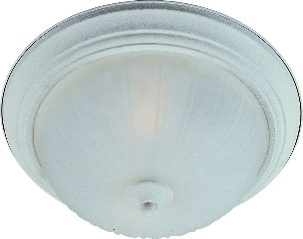 Maxim Lighting Essentials 3-Light Flush Mount in Textured White