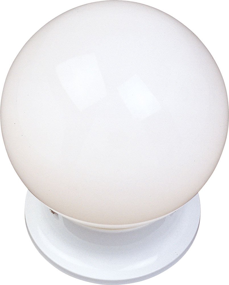 Maxim Lighting Essentials 1-Light Flush Mount in White