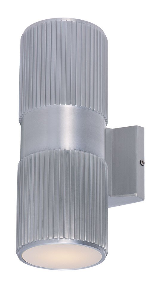 Maxim Lighting Lightray 2-Light Wall Sconce in Brushed Aluminum