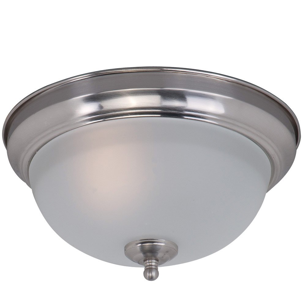 Maxim Lighting 1 Light in Satin Nickel with Frosted Glass