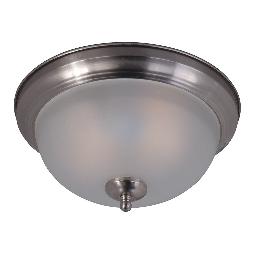 Maxim Lighting 2 Light in Satin Nickel with Frosted Glass