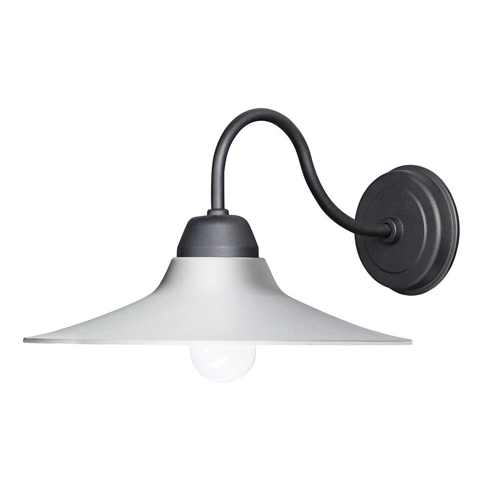 Maxim Lighting 1-Light Outdoor Wall Sconce in White & Black