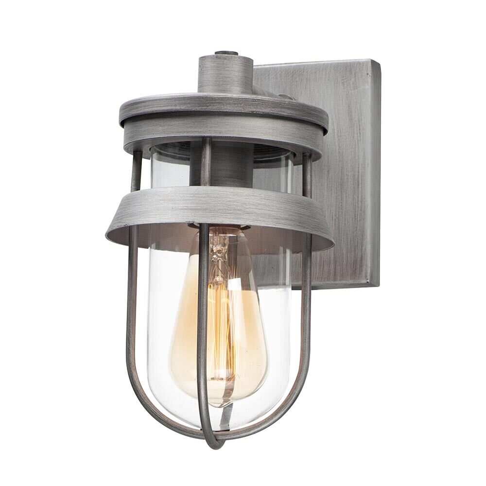 Maxim Lighting 1-Light Outdoor Wall Sconce in Weathered Zinc