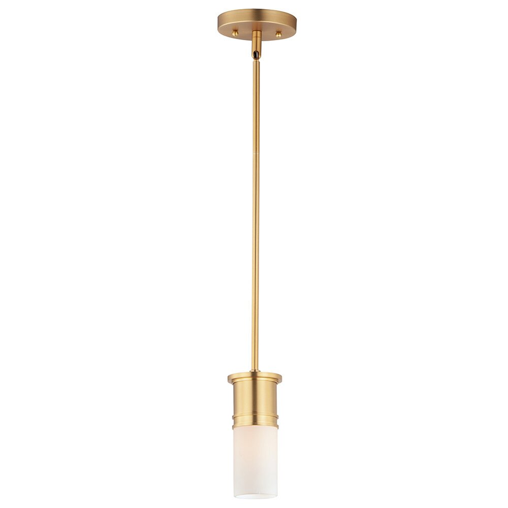 Maxim Lighting 1-Light Mini Pendant in Satin Brass