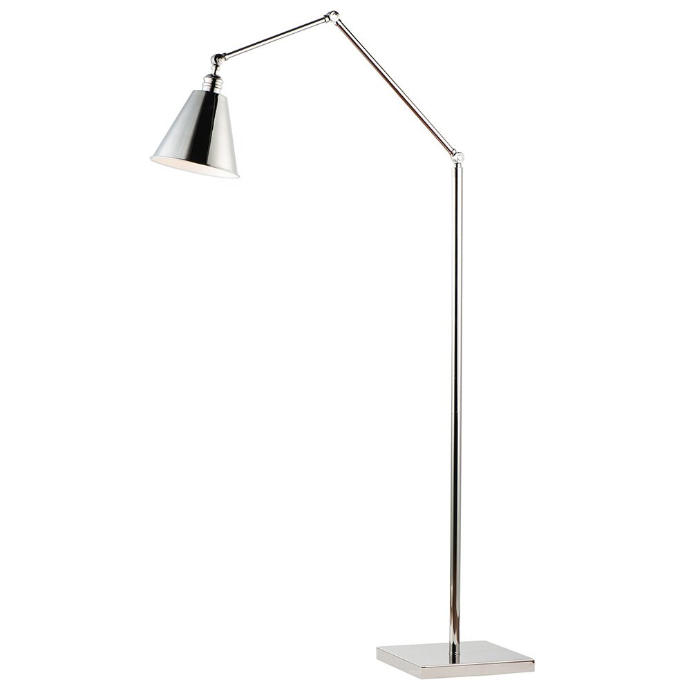Maxim Lighting 1-Light Floor Lamp in Polished Nickel