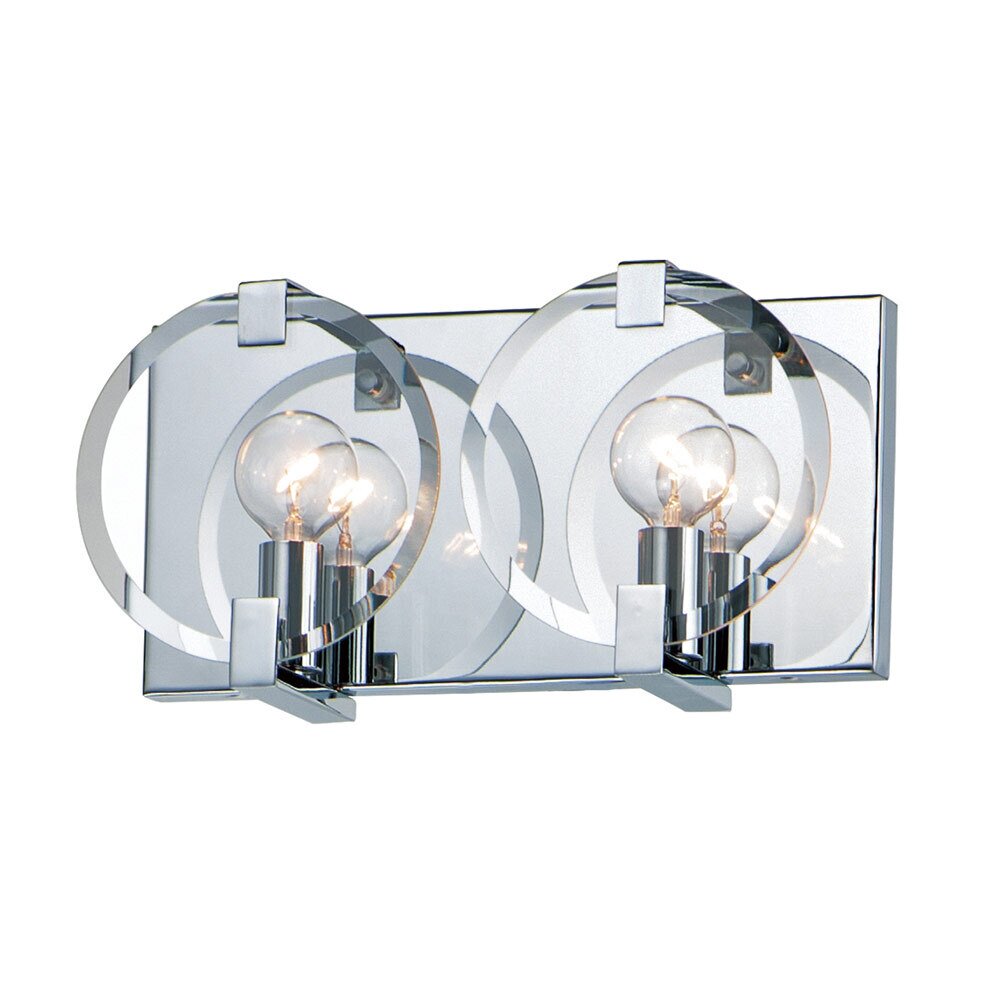 Maxim Lighting 2-Light Wall Sconce in Polished Chrome